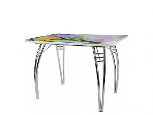 Стол Цельносварной "Паук" Столешница (B1) Прямоугольник Нераздвижной Фотопечать