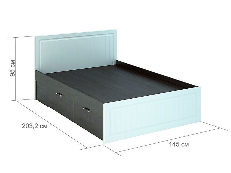 КР-902 (кровать с ящиками) Прага 145 см