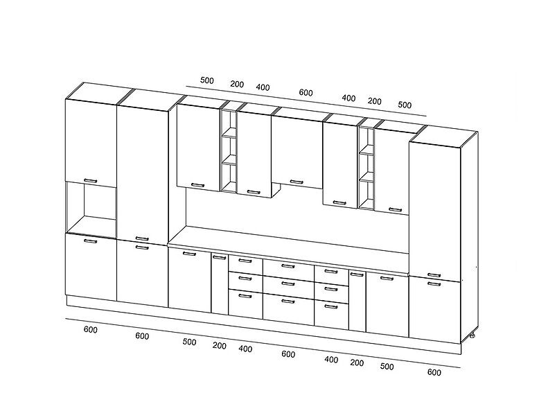 Кухня Грейс 4,6 метра