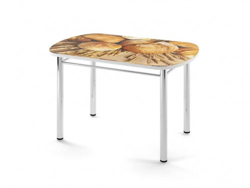 Стол Цельносварной "Трилогия" Столешница (B5) Премьер Нераздвижной Фотопечать