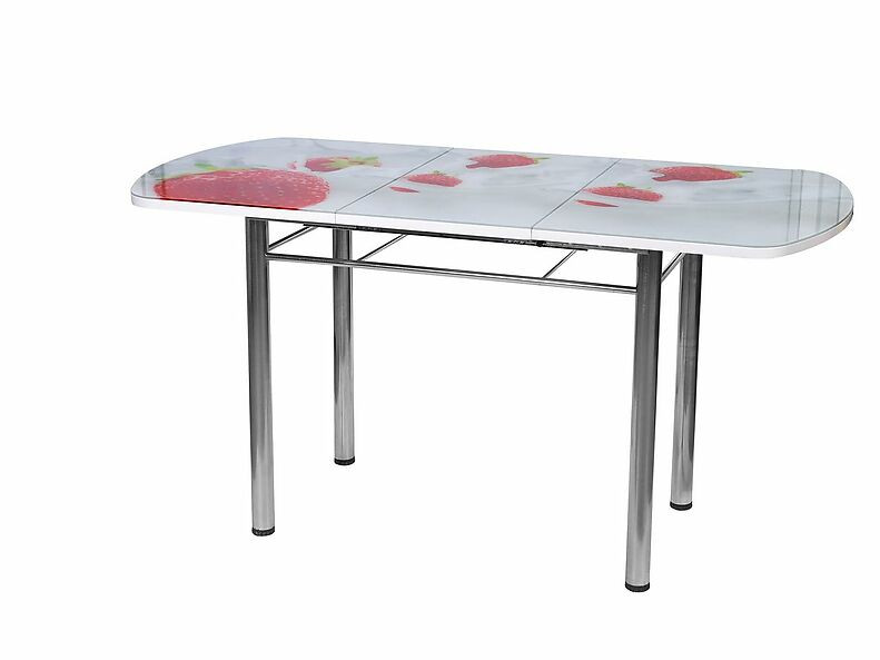 Стол Цельносварной "Трилогия" Столешница (B5) Премьер Раздвижной Фотопечать Стол Цельносварной "Трилогия" Столешница (B5) Премьер Раздвижной Фотопечать