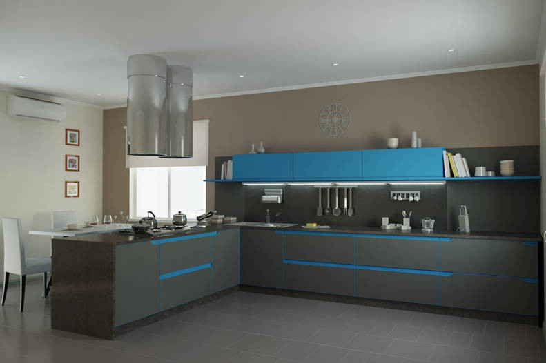 Кухня DUO — длина 3,6 м ширина 2,2 м Кухня DUO — длина 3,6 м ширина 2,2 м