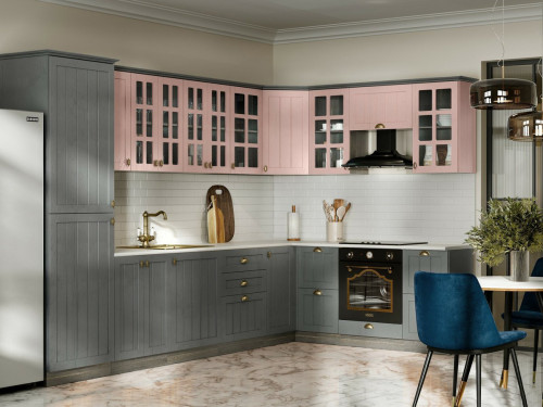 Кухня Прованс - длина 3,4 м, ширина 2 м