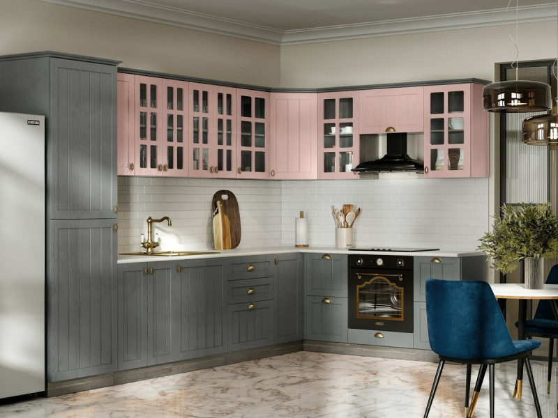 Кухня Прованс - длина 3,4 м, ширина 2 м