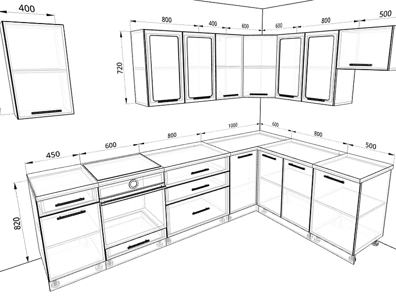 Кухня Базис 2,9 метра Кухня Базис 2,9 метра