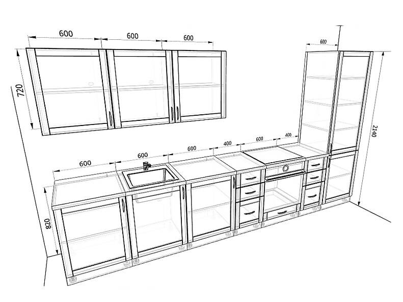Кухня Базис Nicole-Wood 3,8 метра Кухня Базис Nicole-Wood 3,8 метра