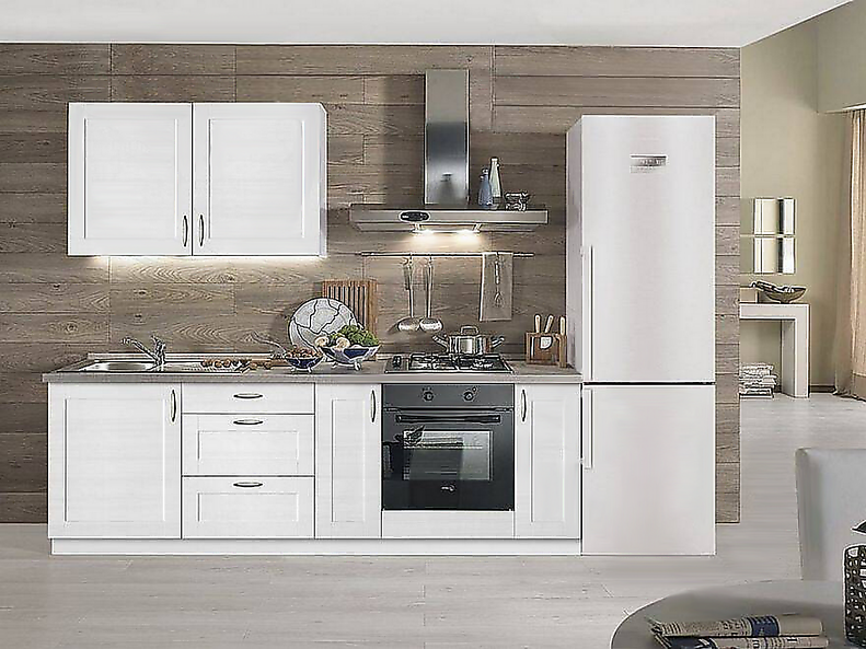 Кухня Базис Nicole-Wood — длина 2,4 м Кухня Базис Nicole-Wood — длина 2,4 м