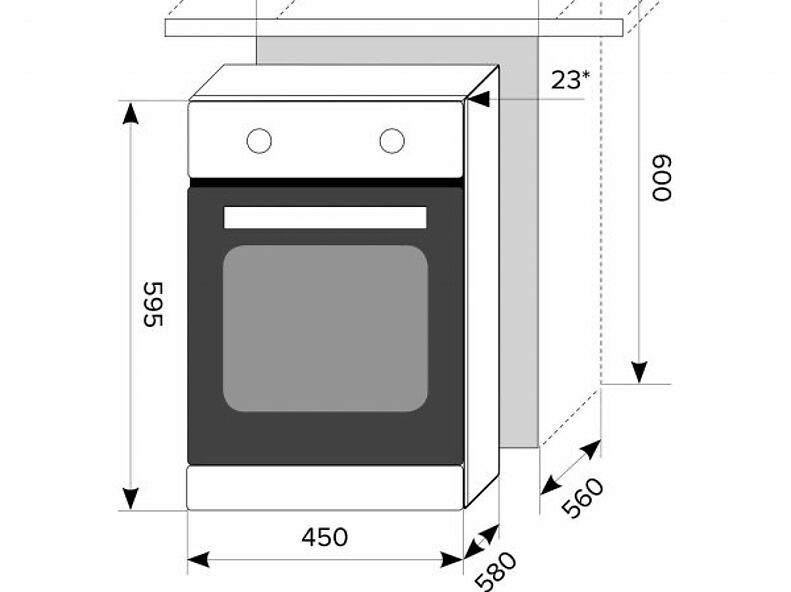 Духовой шкаф EDM 4570 BL Духовой шкаф EDM 4570 BL