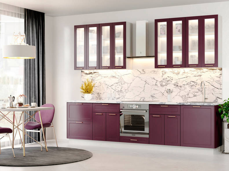 Кухня Квадро — длина 3,8 м Кухня Квадро — длина 3,8 м