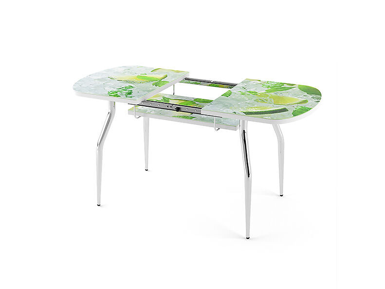 Стол цельносварной "Бриз" Столешница (B5) Премьер Раздвижной Фотопечать