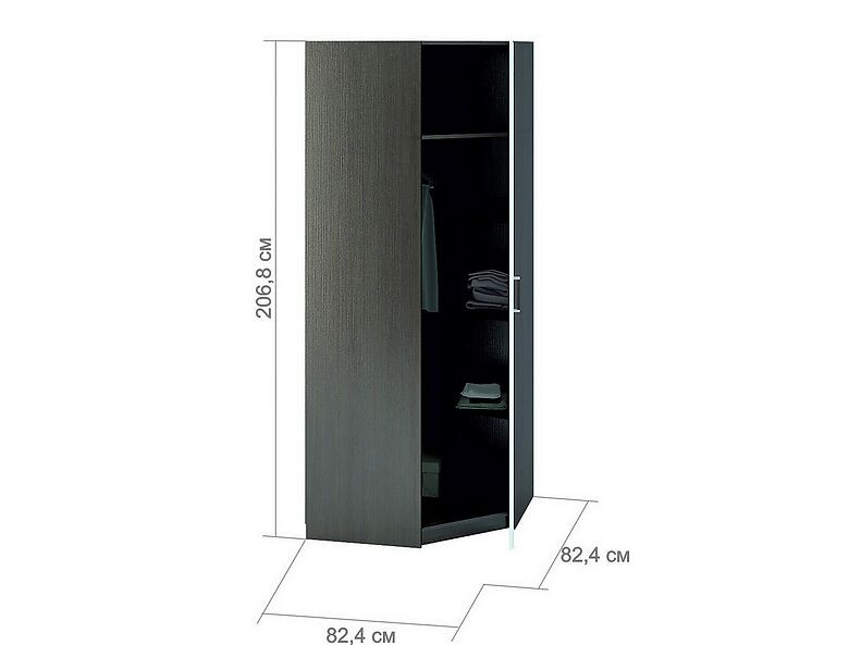 ШК-906 (шкаф угловой) Прага 82 см ШК-906 (шкаф угловой) Прага 82 см