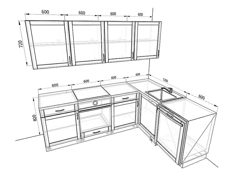 Кухня Базис Nicole-Wood 2,4 метра