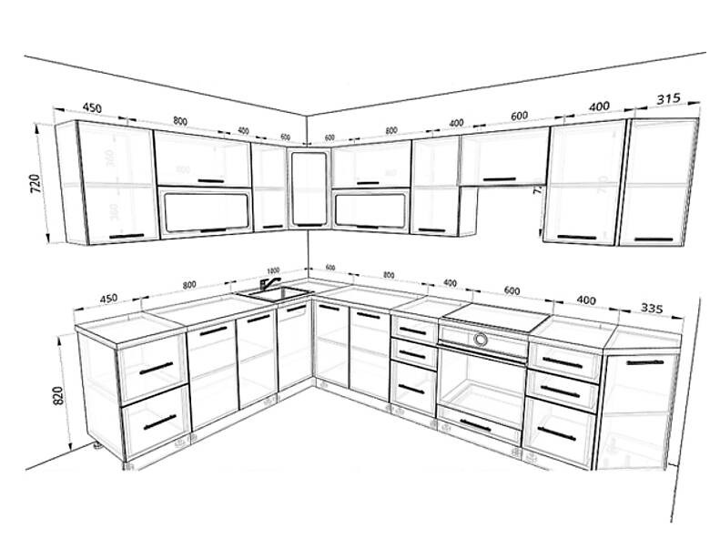 Кухня Базис 3,1 метра Кухня Базис 3,1 метра