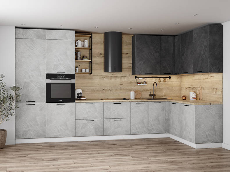 Кухня Фенис — длина 3,9 м ширина 1,8 м