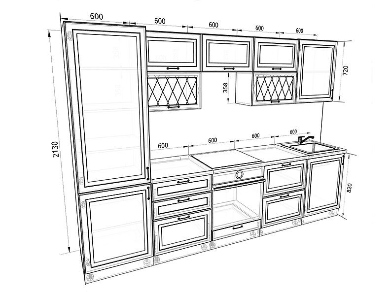 Кухня Ницца 3,0 метра Кухня Ницца 3,0 метра