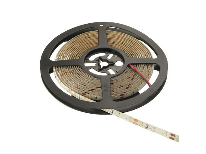 Лента 60 диодов/п.м. 2835 холодный белый 12V, 4,8w/м, L-5м