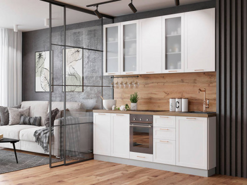 Кухня Квадро — длина 2,5 м Кухня Квадро — длина 2,5 м