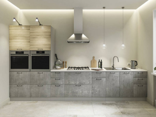 Кухня Лофт — длина 4 м Кухня Лофт — длина 4 м