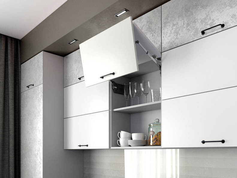 Кухня Лофт — длина 4 м