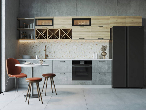 Кухня Лофт — длина 4 м Кухня Лофт — длина 4 м