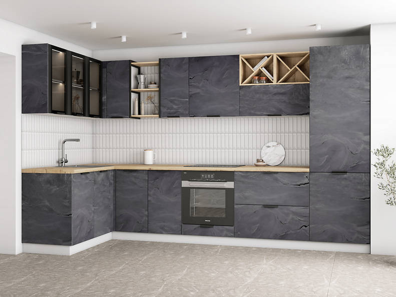 Кухня Фенис — длина 3,4 м ширина 1,4 м