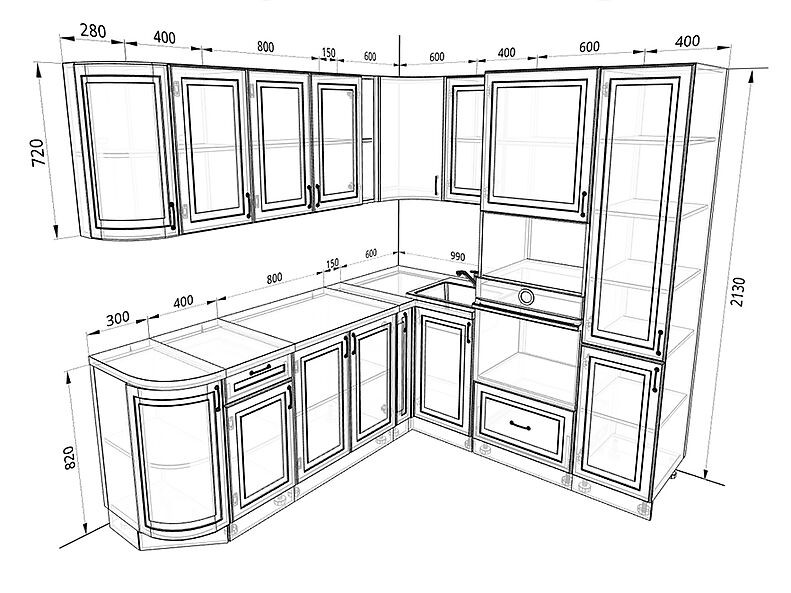 Кухня Ницца 2,3 метра Кухня Ницца 2,3 метра