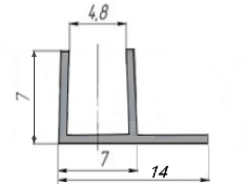 Планка угловая для стеновой панели 5 мм. Планка угловая для стеновой панели 5 мм.