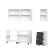 Кухонный гарнитур Вельвет 2.0 м (без столешницы), Белый, Бетон графит — фото 5 Кухонный гарнитур Вельвет 2.0 м (без столешницы), Белый, Бетон графит — фото 5