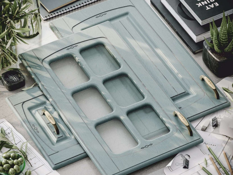 Кухня Кантри Прованс - длина 3,2 м, ширина 2 м