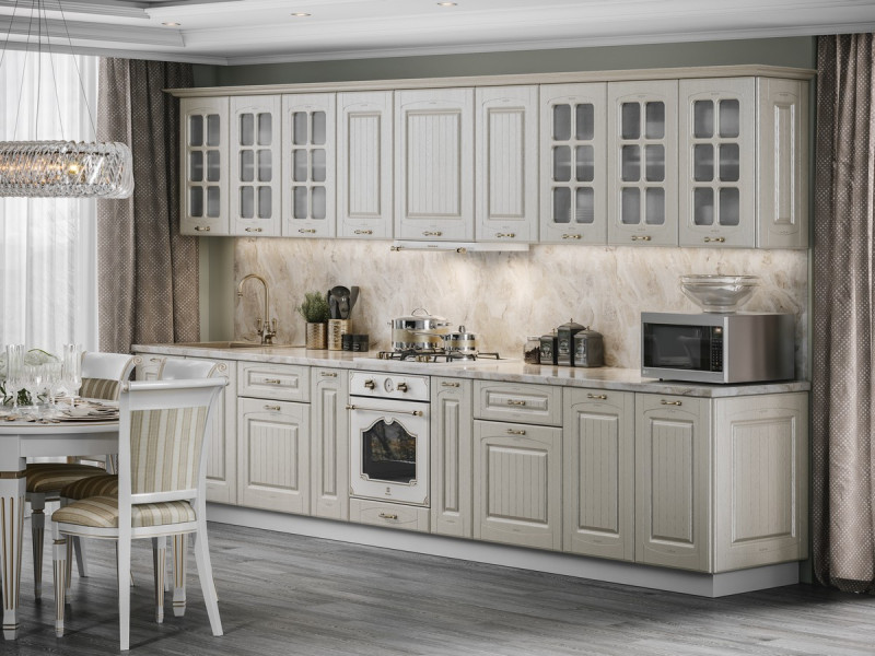 Кухня Кантри Прованс - длина 3,1 м Кухня Кантри Прованс - длина 3,1 м