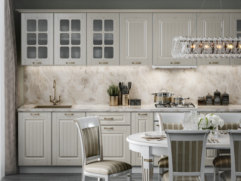 Кухня Кантри Прованс - длина 3,1 м Кухня Кантри Прованс - длина 3,1 м