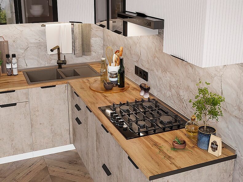 Кухня Норд — длина 2,6 м ширина 2,2 м