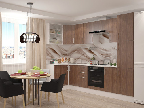 Кухня Европа - длина 2,85 м, ширина 1,2 м Кухня Европа - длина 2,85 м, ширина 1,2 м