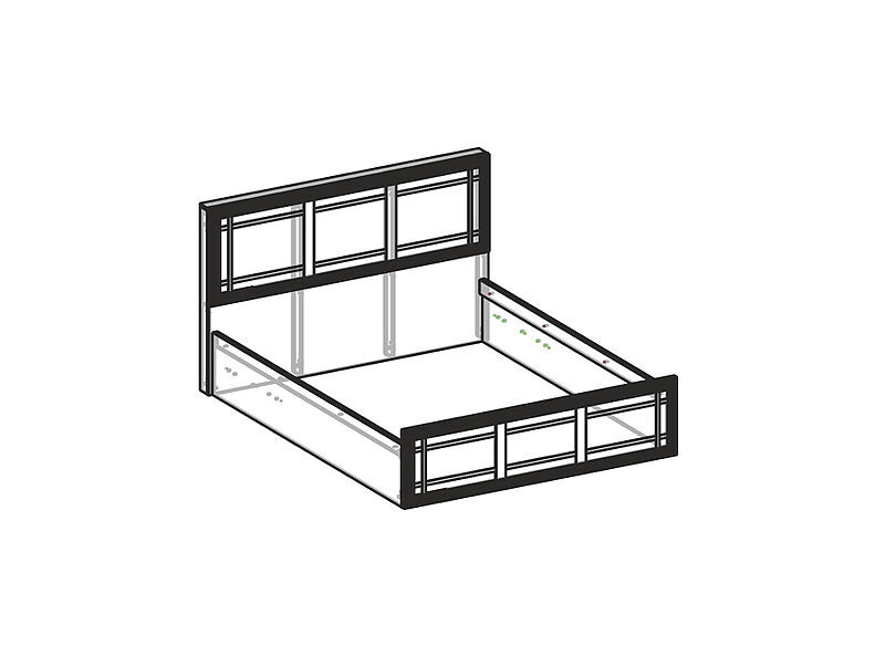 Кровать Бруно 111 см