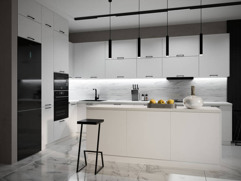 Кухня Идеалиста Royal — длина 4 м ширина 2,6 м