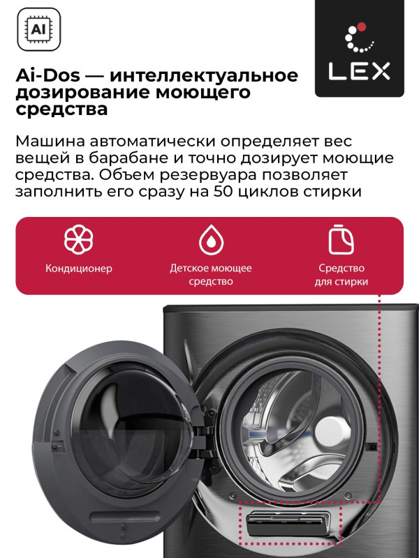 Стиральная машина Lex LWM10714LuxIDD
