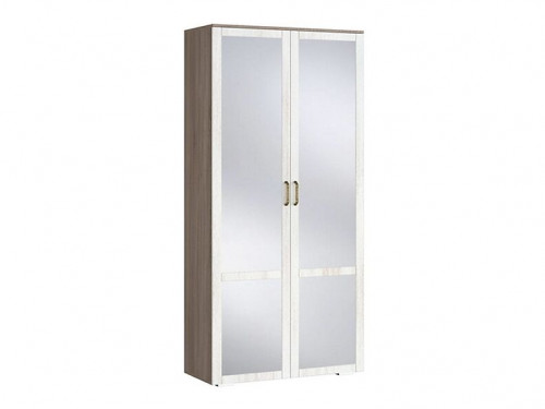 Шкаф 2х створчатый с зеркалом (440) Афина 90 см Шкаф 2х створчатый с зеркалом (440) Афина 90 см