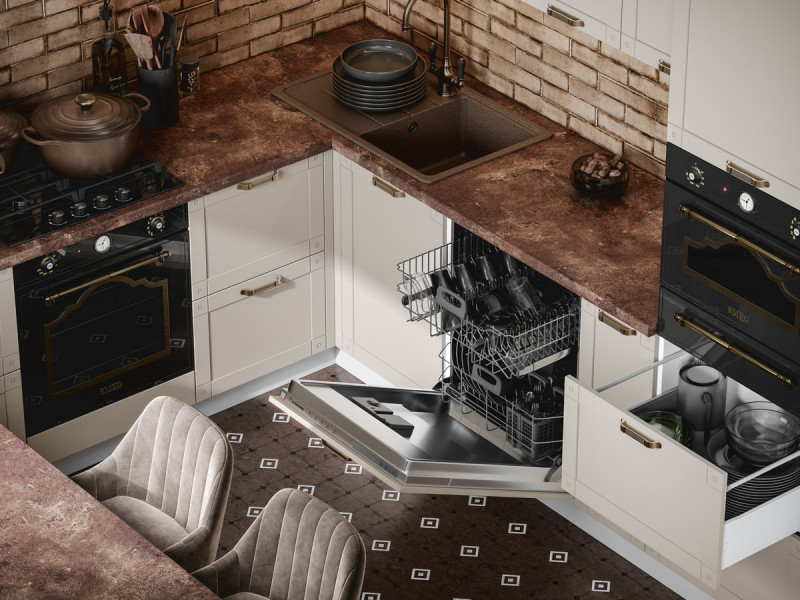 Кухня Кантри Турин - длина 3 м, ширина 2,2 м