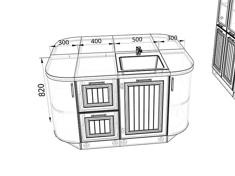 Кухня Прага 3,0 метра